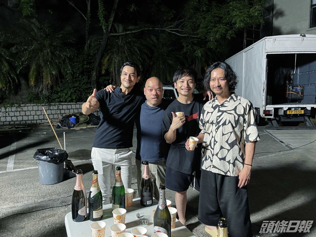 (左起)栢天男、導演吳煒倫、阿Dee、謝君豪。